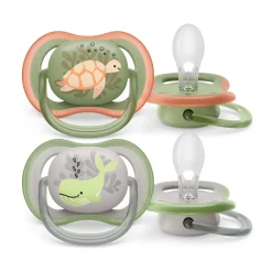 2 ciucci ultra air 6-18 mesi colore verde/grigio – philips avent