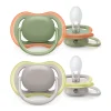 2 ciucci ultra air 6-18 mesi colore verde/grigio – philips avent