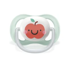 2 ciucci ultra air collection 0-6 mesi decorazione mela/pera – philips avent
