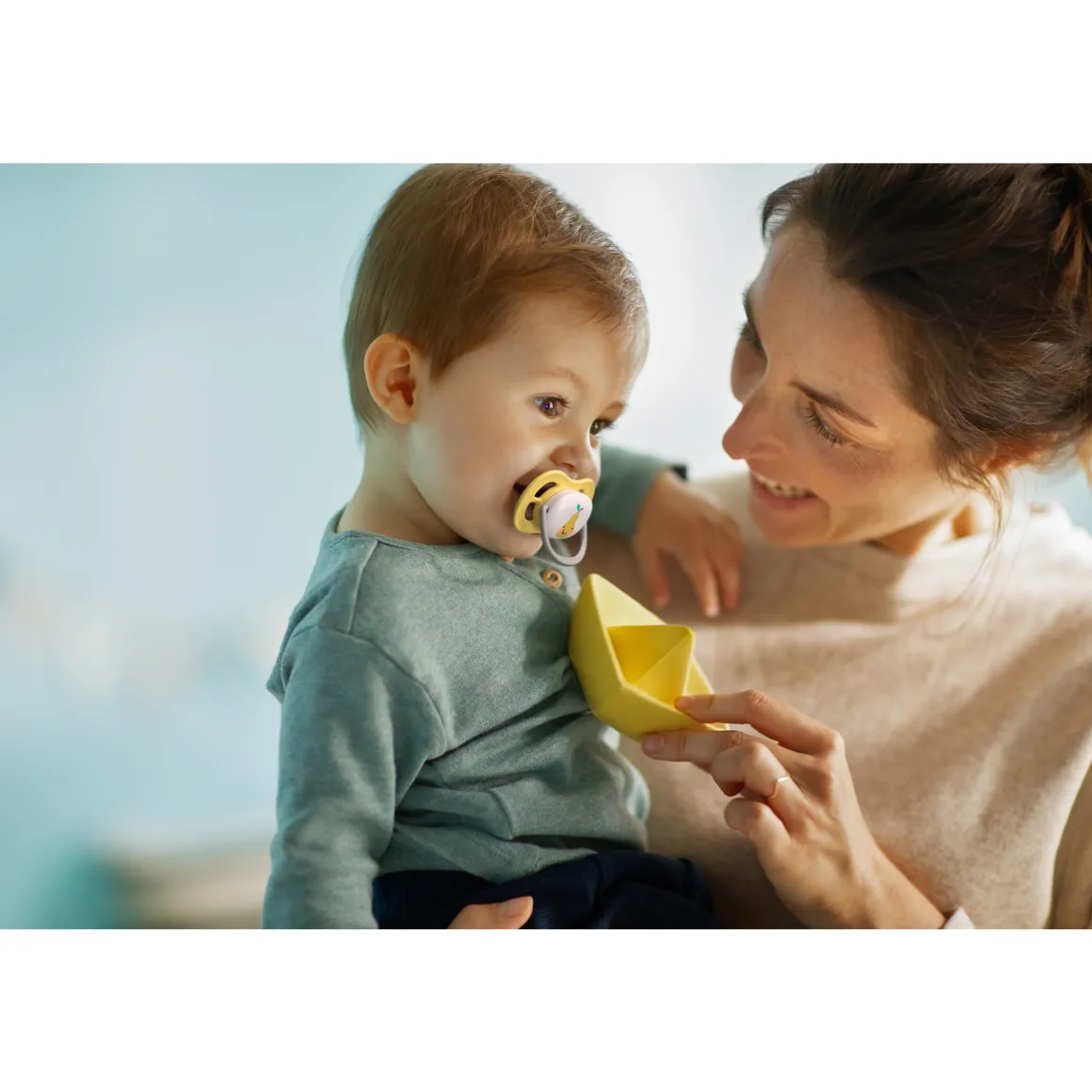 2 ciucci ultra air collection 0-6 mesi decorazione mela/pera – philips avent