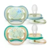 2 ciucci ultra air night time 0-6 mesi decorazione stella/uccellino – philips avent
