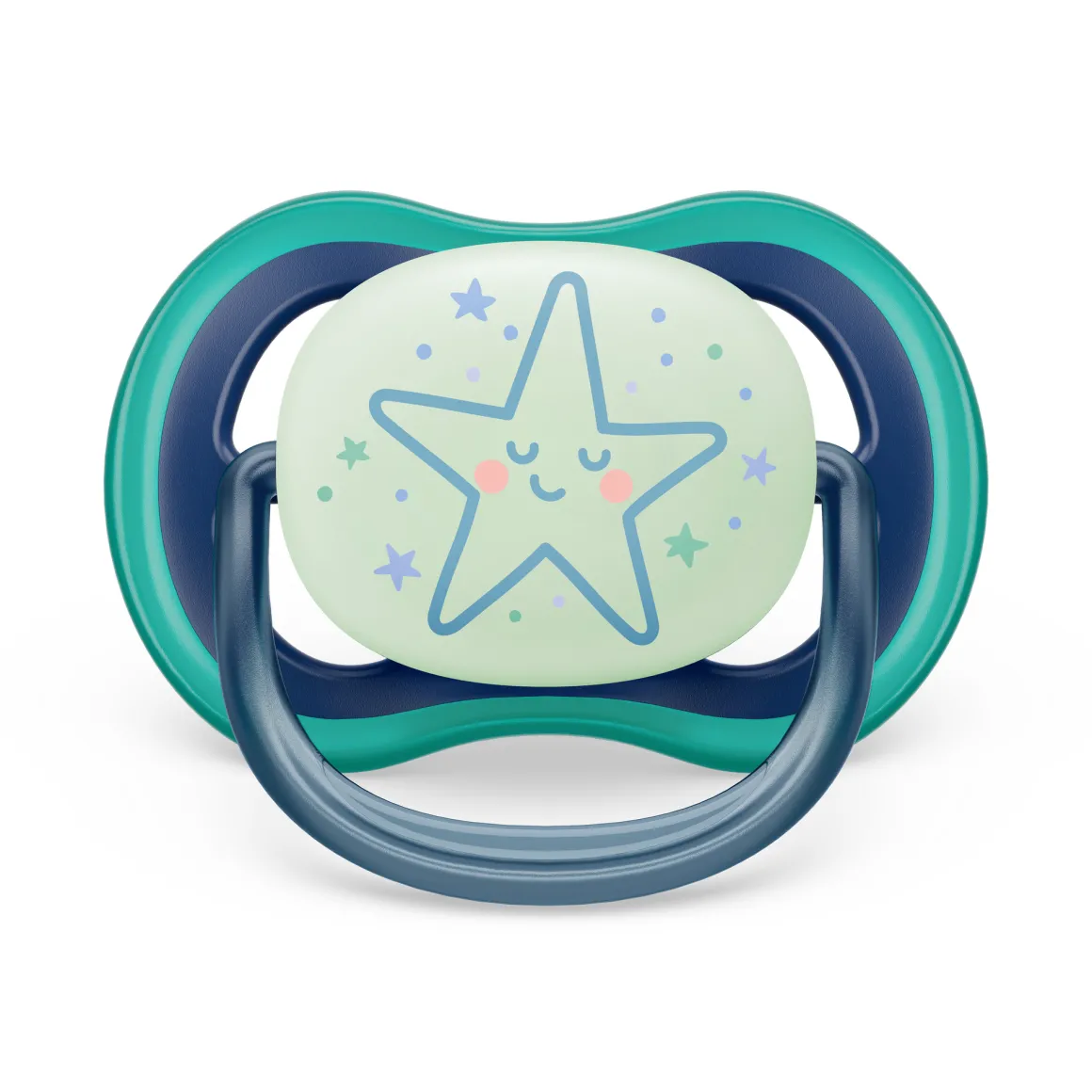 2 ciucci ultra air night time 6-18 mesi decorazione stella/luna – philips avent