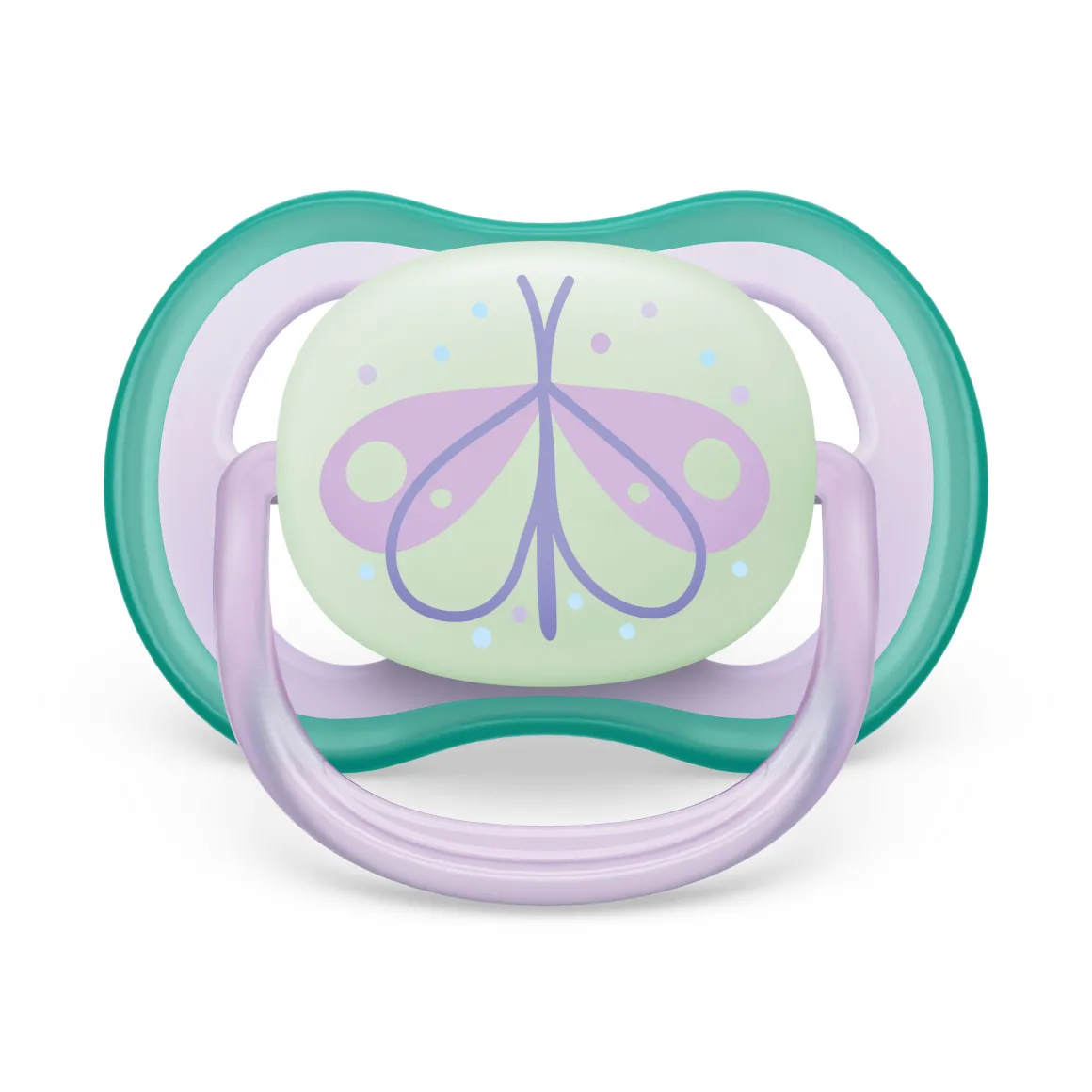 2 ciucci ultra air night time 0-6 mesi decorazione farfalla/dreams – philips avent