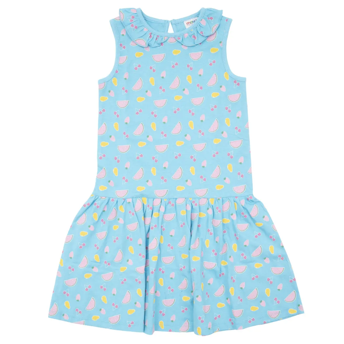 Abito estivo bimba azzurro stampato