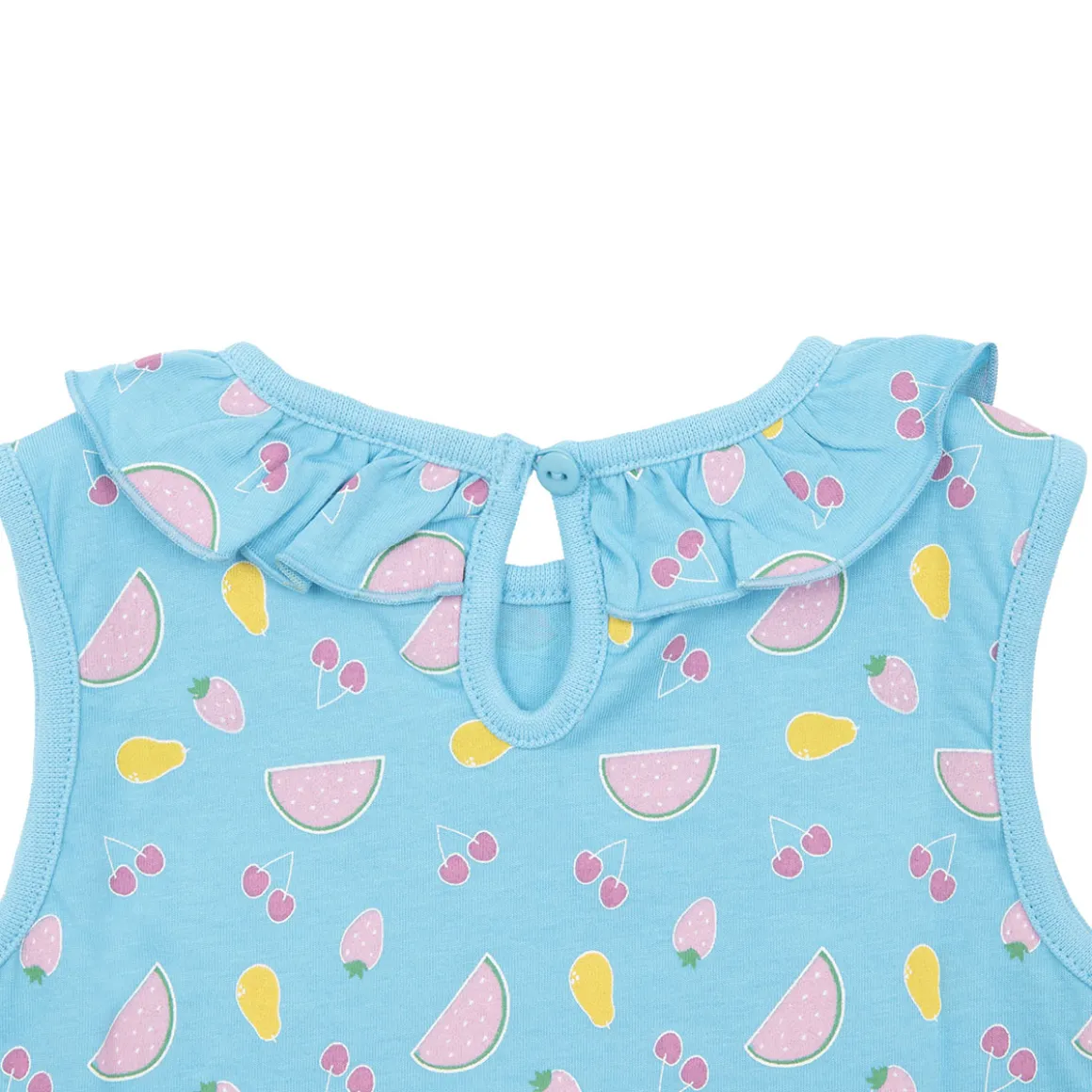 Abito estivo bimba azzurro stampato