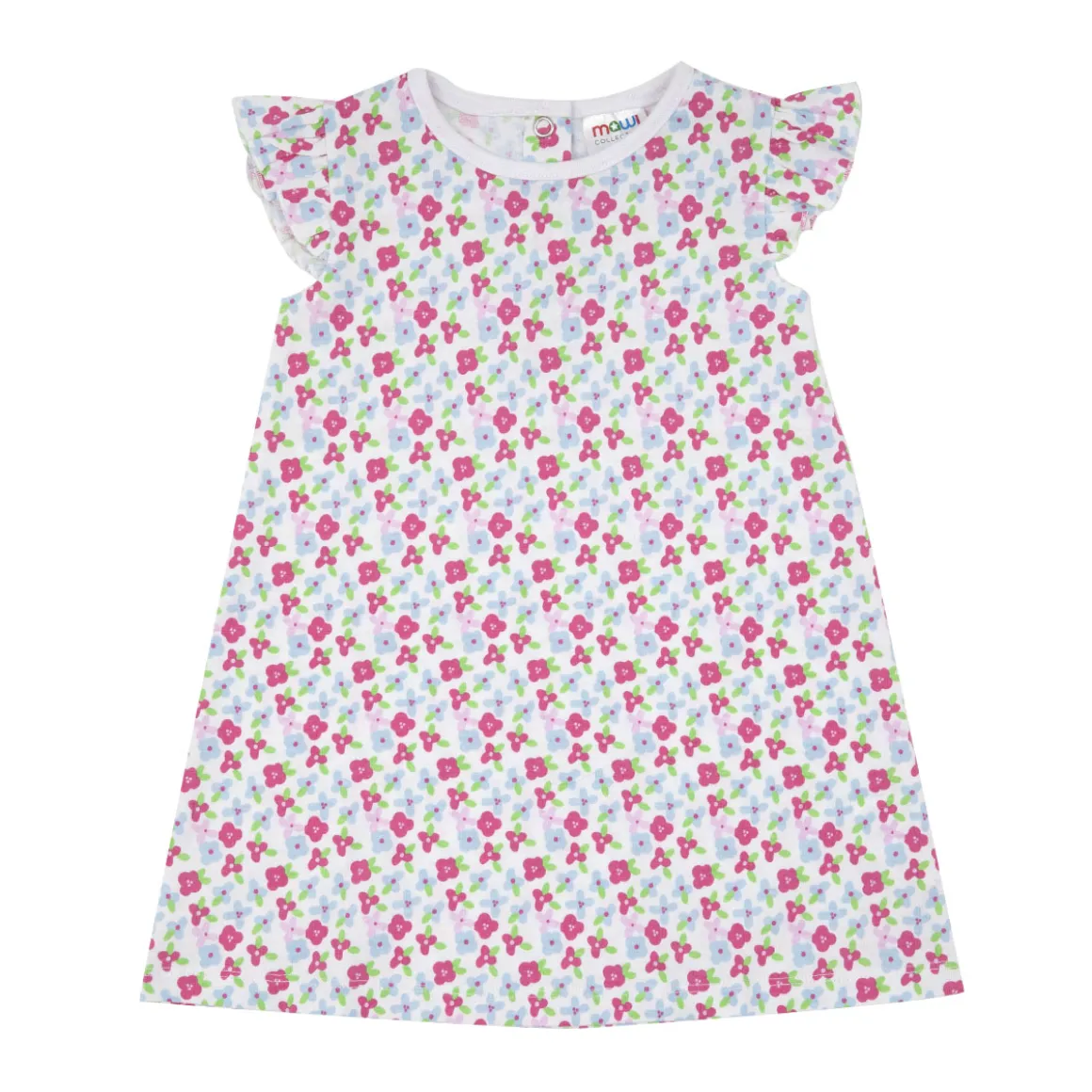Abito estivo bimba fiori multicolor stampato