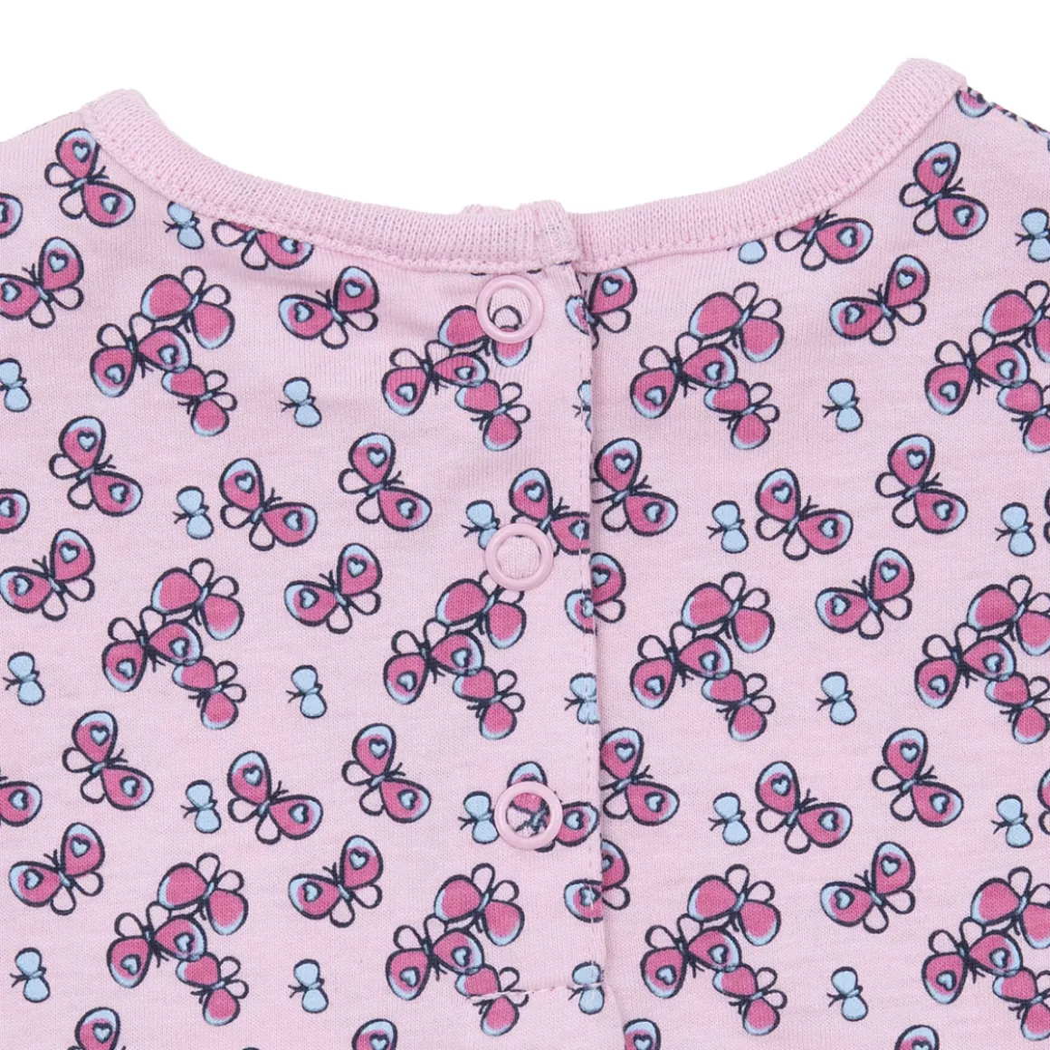 Abito estivo bimba rosa stampa farfalle
