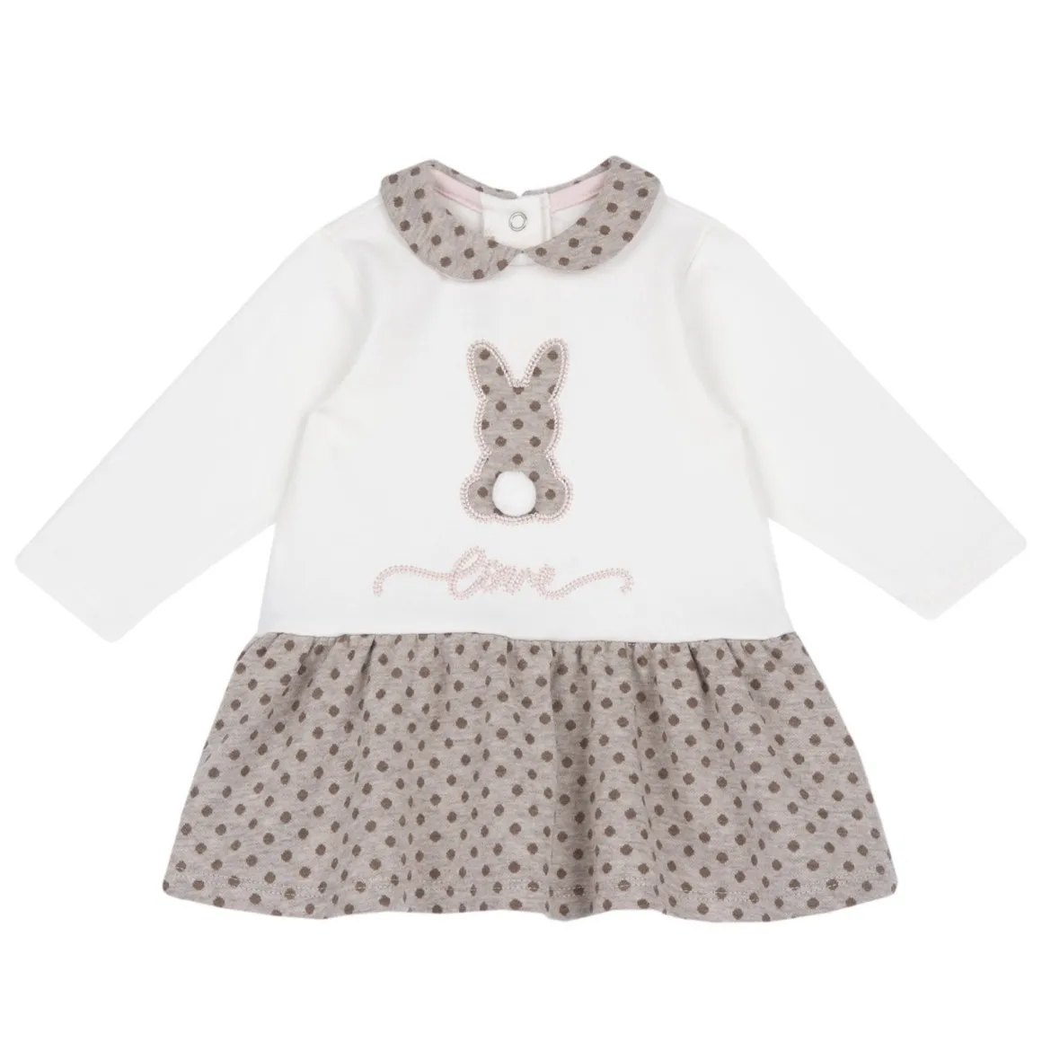 Abito m/l pois e coniglio – chicco