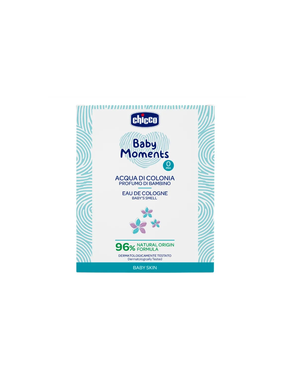 Acqua di colonia baby moments chicco baby skin