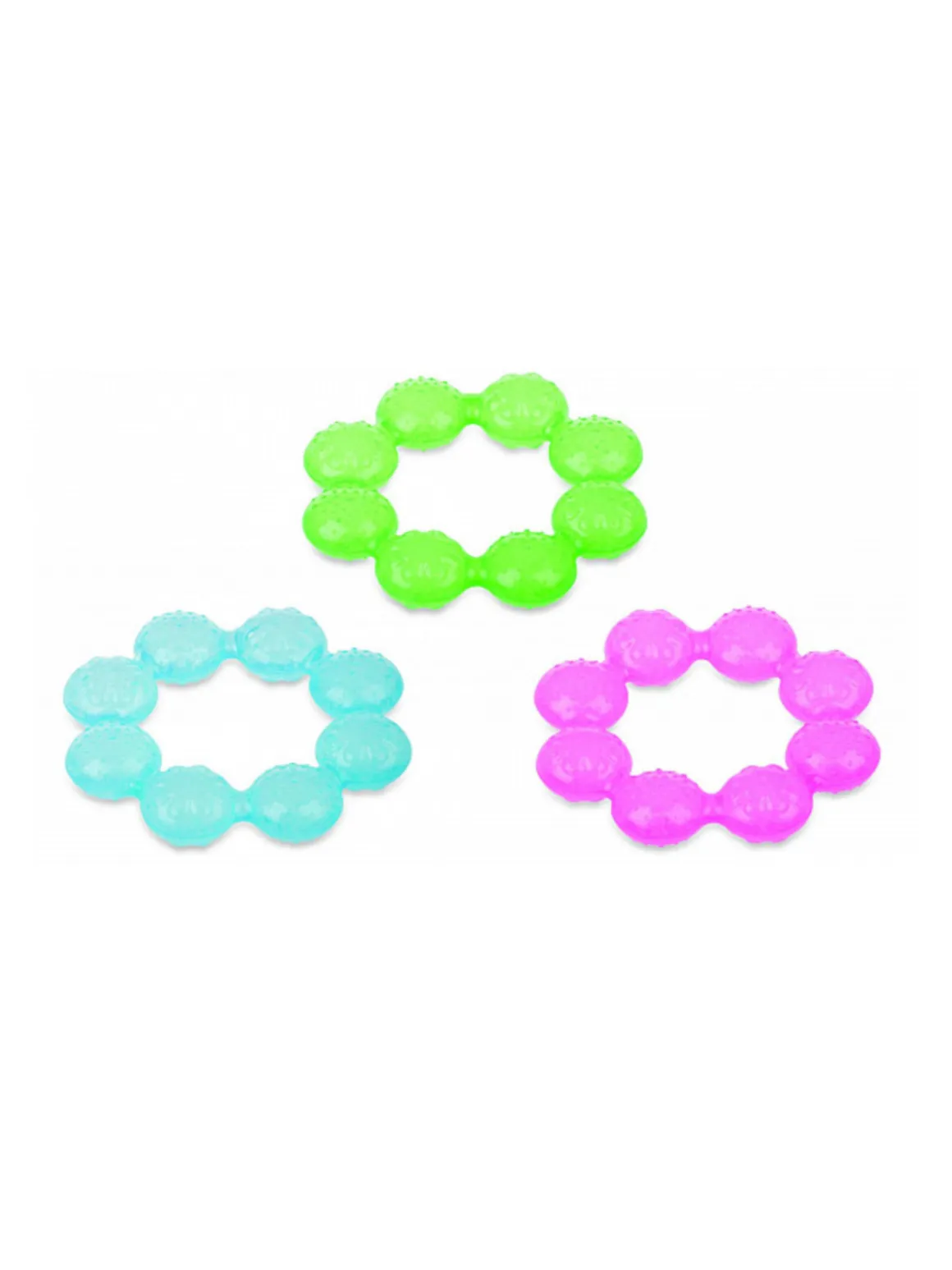 Anello massaggiagengive refrigerante con ice gel (colori assortiti)