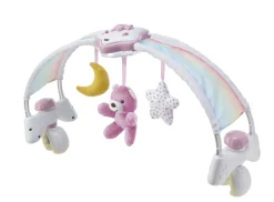 Arcolettino rainbow sky rosa – giochi colorati e musicali