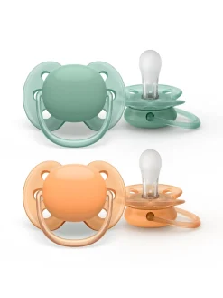 Avent – 2 succhietti ultra soft 0-6m no deco neutro