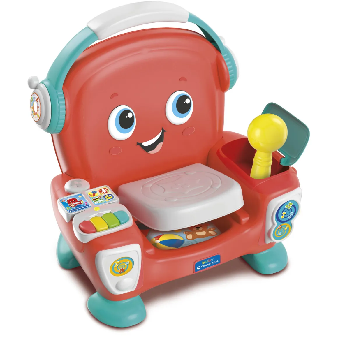 Baby clementoni – 17754 – poltroncina canta, suona e balla – divertimento musicale