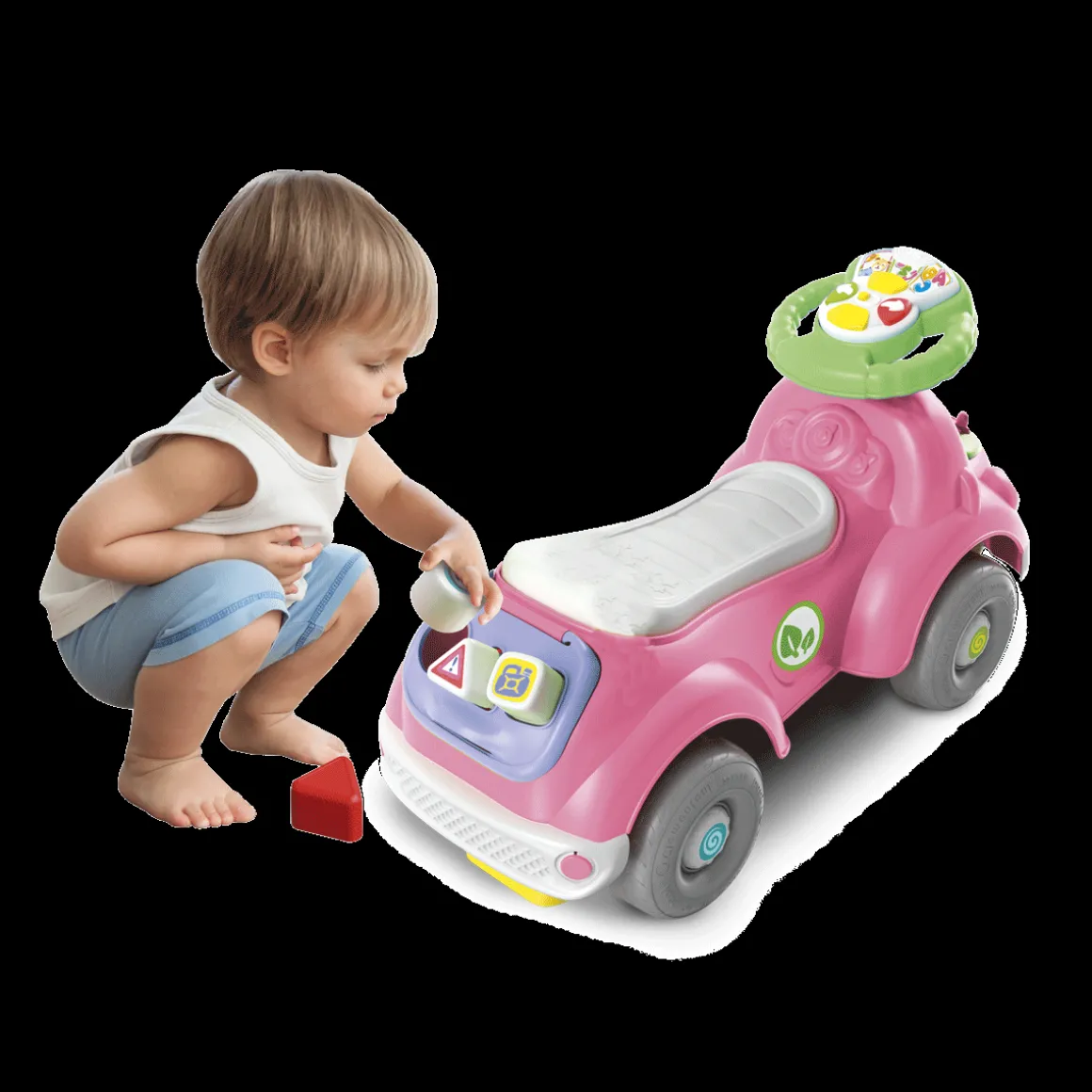 Baby clementoni – sofia pronti via 3 in 1 – macchinina primi passi