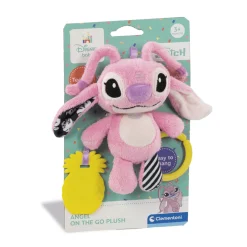 Baby clementoni disney angel soft – sonaglio morbido per neonati 3m+