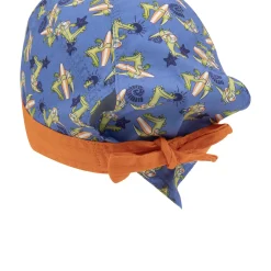 Bandana jersey bimbo azzurra stampata