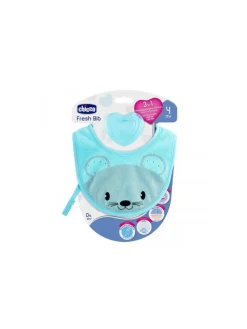 Bavaglino fresh bib azzurro