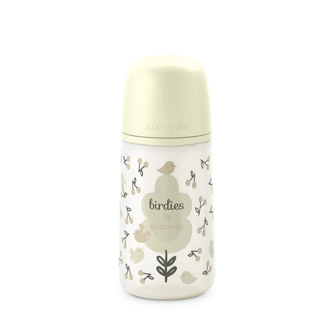 Biberon birdies 270ml sxpro flusso medio +0 mesi neutro – suavinex