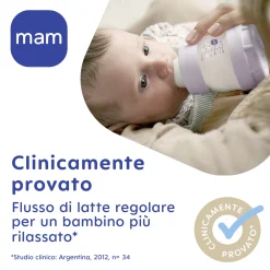 Biberon easy start 260ml bio-circolare conf. singola verde – mam