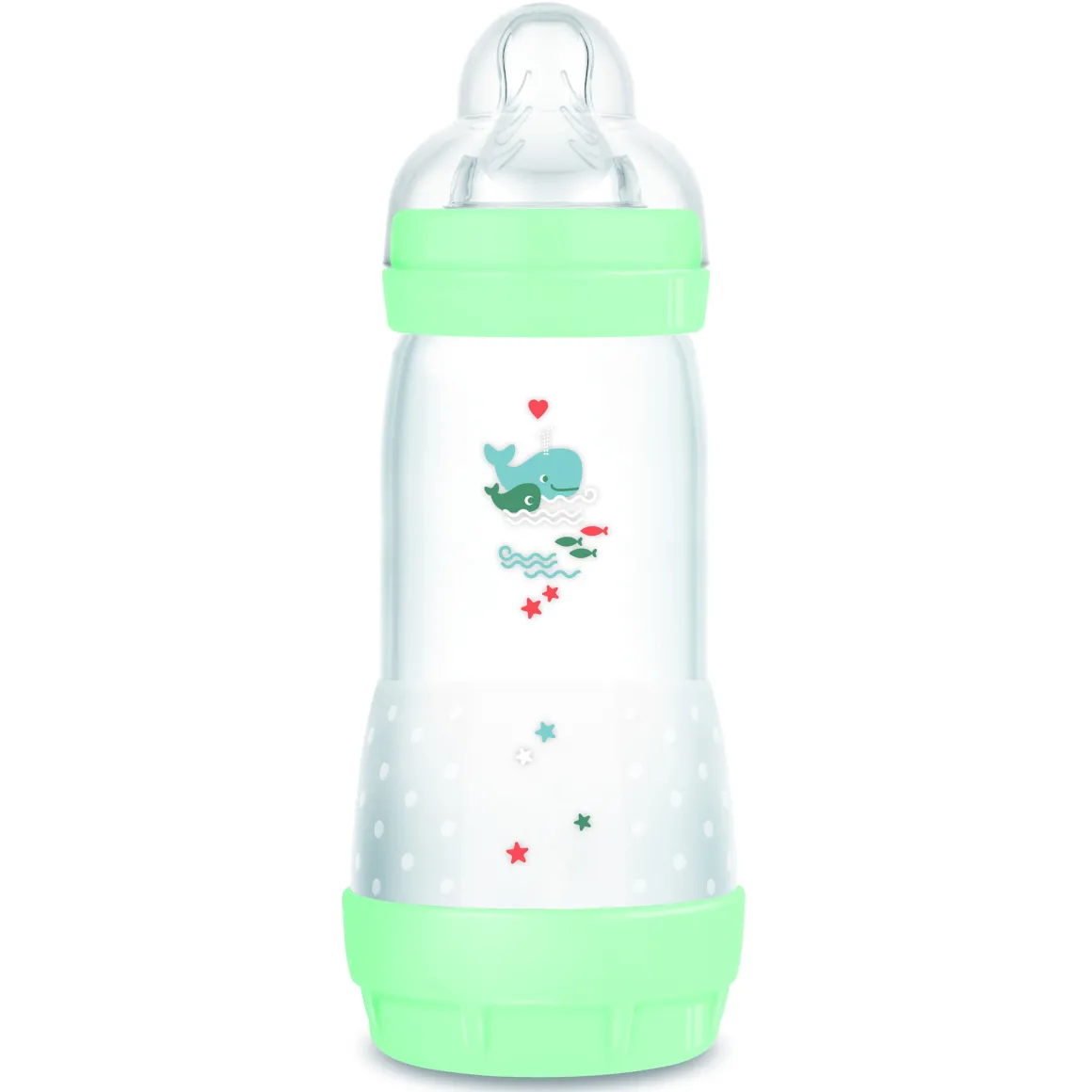 Biberon easy start 320ml bio-circolare conf. singola verde – mam