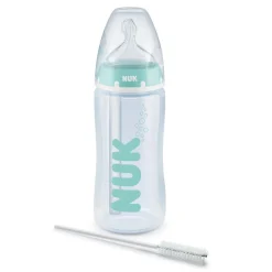 Biberon first choice+ anticolica pro 300 ml 0-6 mesi con spazzolino pulizia incluso – nuk