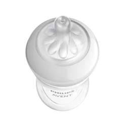 Biberon natural con tettarella a risposta naturale decorazione giraffe da 260 ml 1m+ | senza bpa – philips avent