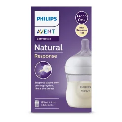 Biberon natural con tettarella a risposta naturale da 125 ml 0m+ | senza bpa – philips avent