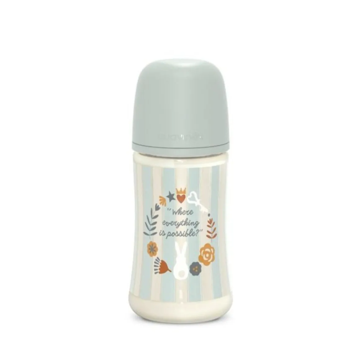 Biberon wonderland 270 ml flusso medio azzurro – suavinex