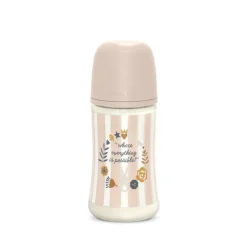 Biberon wonderland 270 ml flusso medio rosa – suavinex