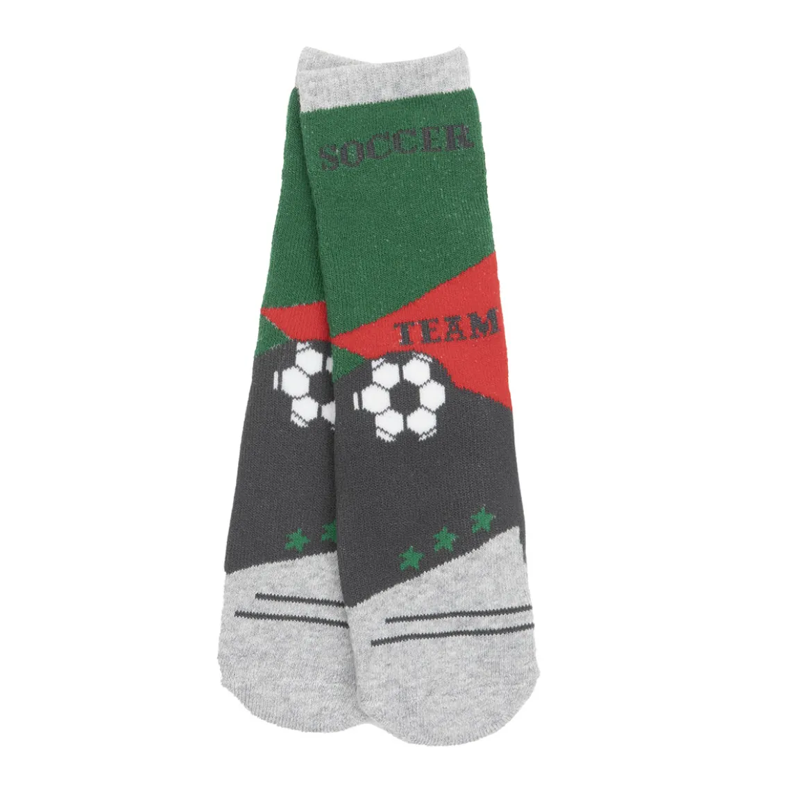 Calze antiscivolo bimbo girgio “soccer”