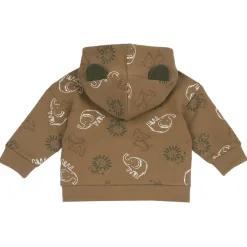 Cardigan con cappuccio e zip all over giungla – chicco