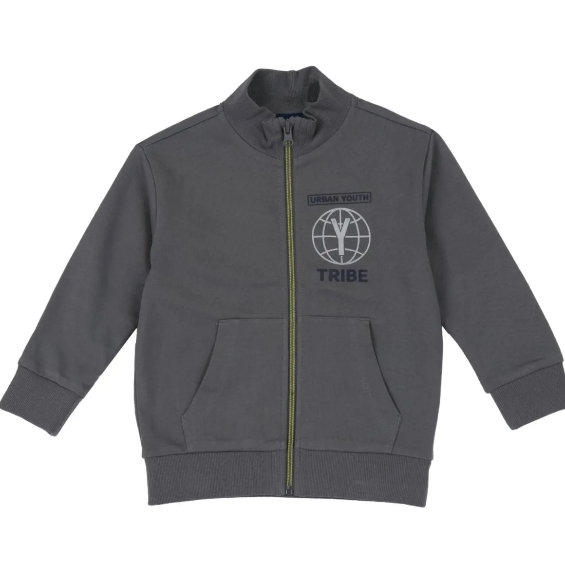 Cardigan french terry grigio st tribe – chicco