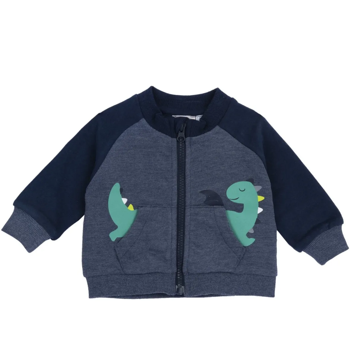 Cardigan french terry raglan blu indigo – chicco