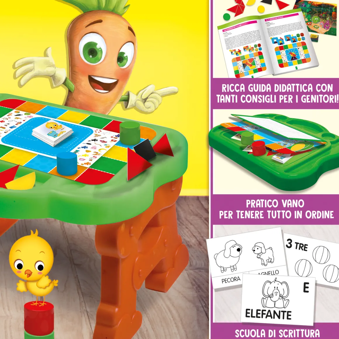 Carotina tavolino molto attivo 30 giochi