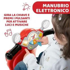 Cavalcabile vespa primavera rossa – divertimento in movimento