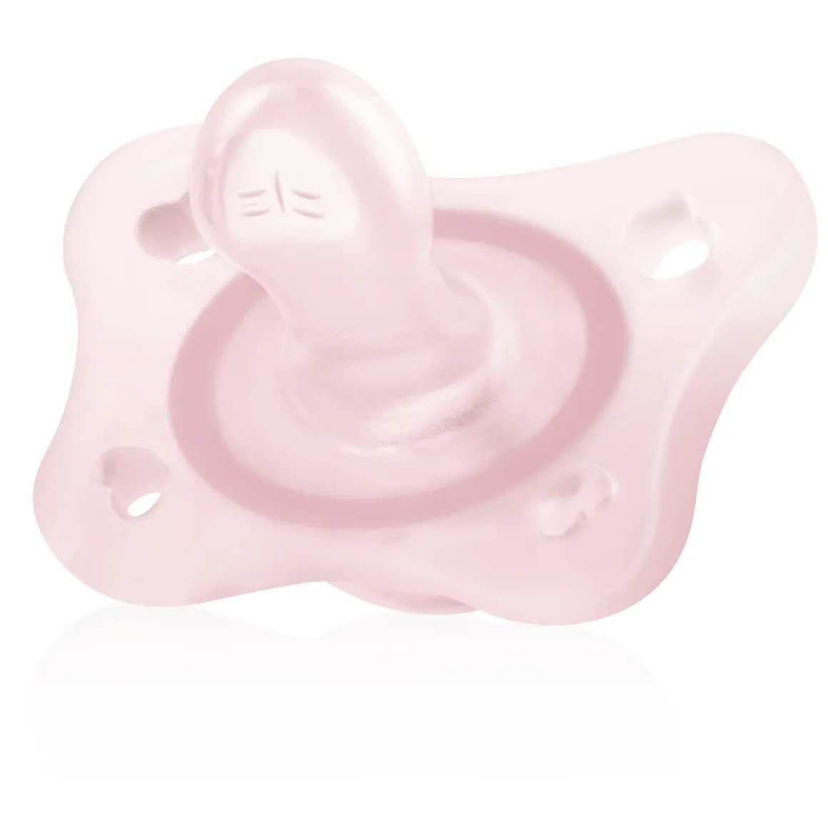 Chicco – gommottino silicone rosa 0 -2m 2pz