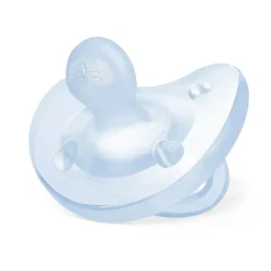 Chicco – physioforma gommotto azzuro/verde in silicone 2 pezzi | 2-6 mesi