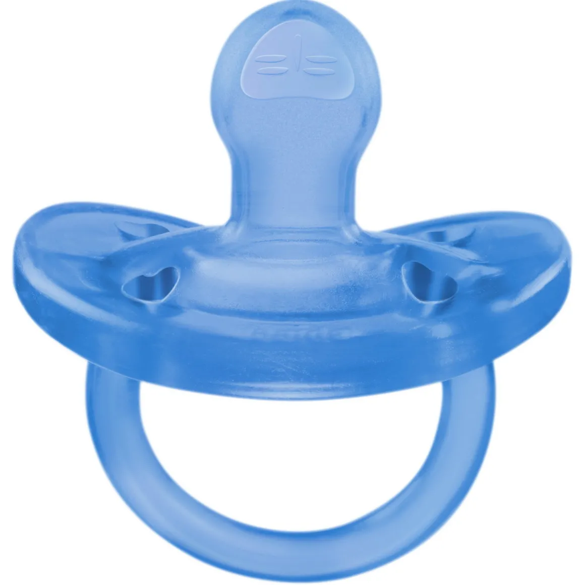 Chicco – physioforma gommotto blu/verde in silicone 2 pezzi | 6-16 mesi