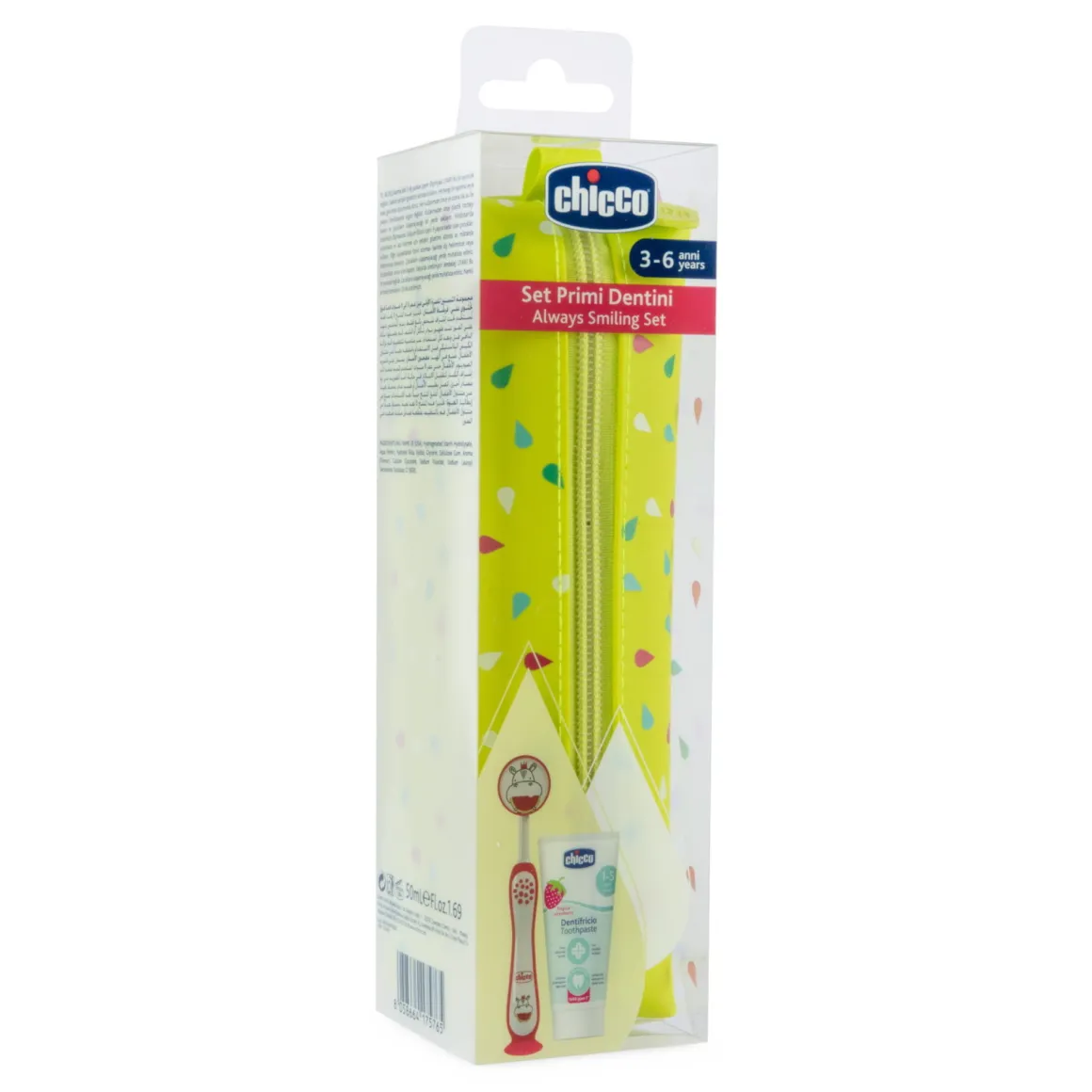 Chicco – set igiene orale rosa 36m+