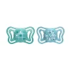 Chicco 2 succhietti physio light blue sil 16-36m