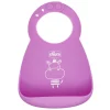 Chicco bavaglino in silicone facile da arrotolare 6m+ rosa