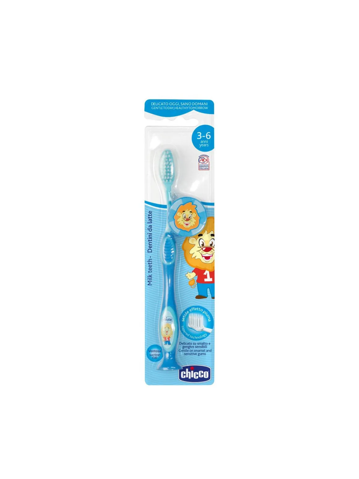 Chicco spazzolino 3-6 anni azzurro