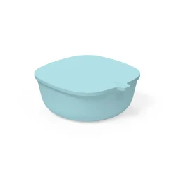 Ciotola con coperchio 6m+ azzurro – chicco