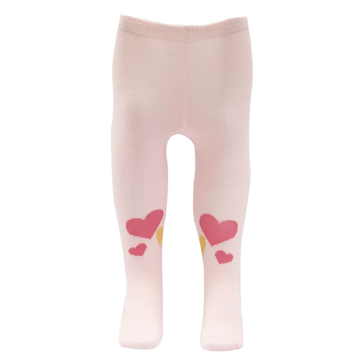 Collant bimba rosa chiaro stampato