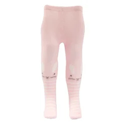Collant bimba rosa chiaro stampato