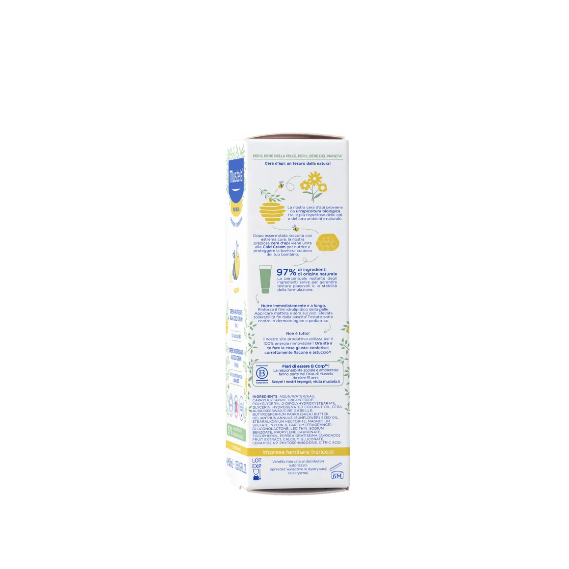 Crema viso nutriente alla cold cream – mustela