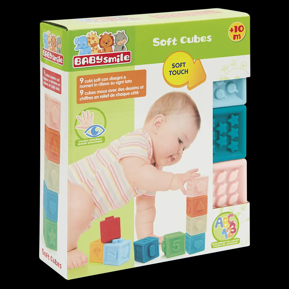 Cubi sensoriali soft – gioco tattile per bambini