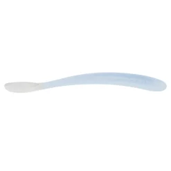 Cucchiaino morbido silicone 6m+ grigio con case – chicco