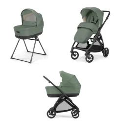 Electa system duo colore murray green telaio total black – inglesina