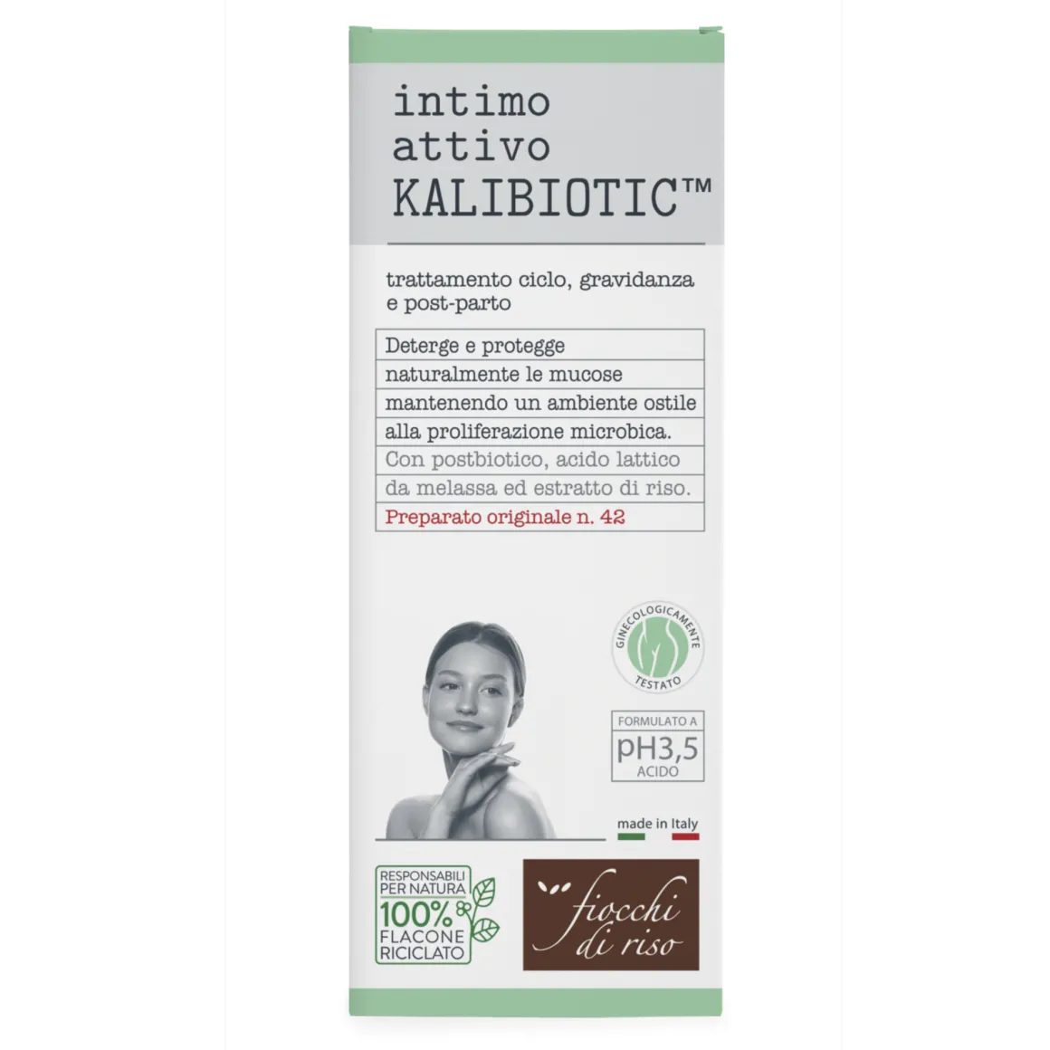 Fiocchi di riso intimo attivo kalibiotic ph 3.5 240 ml
